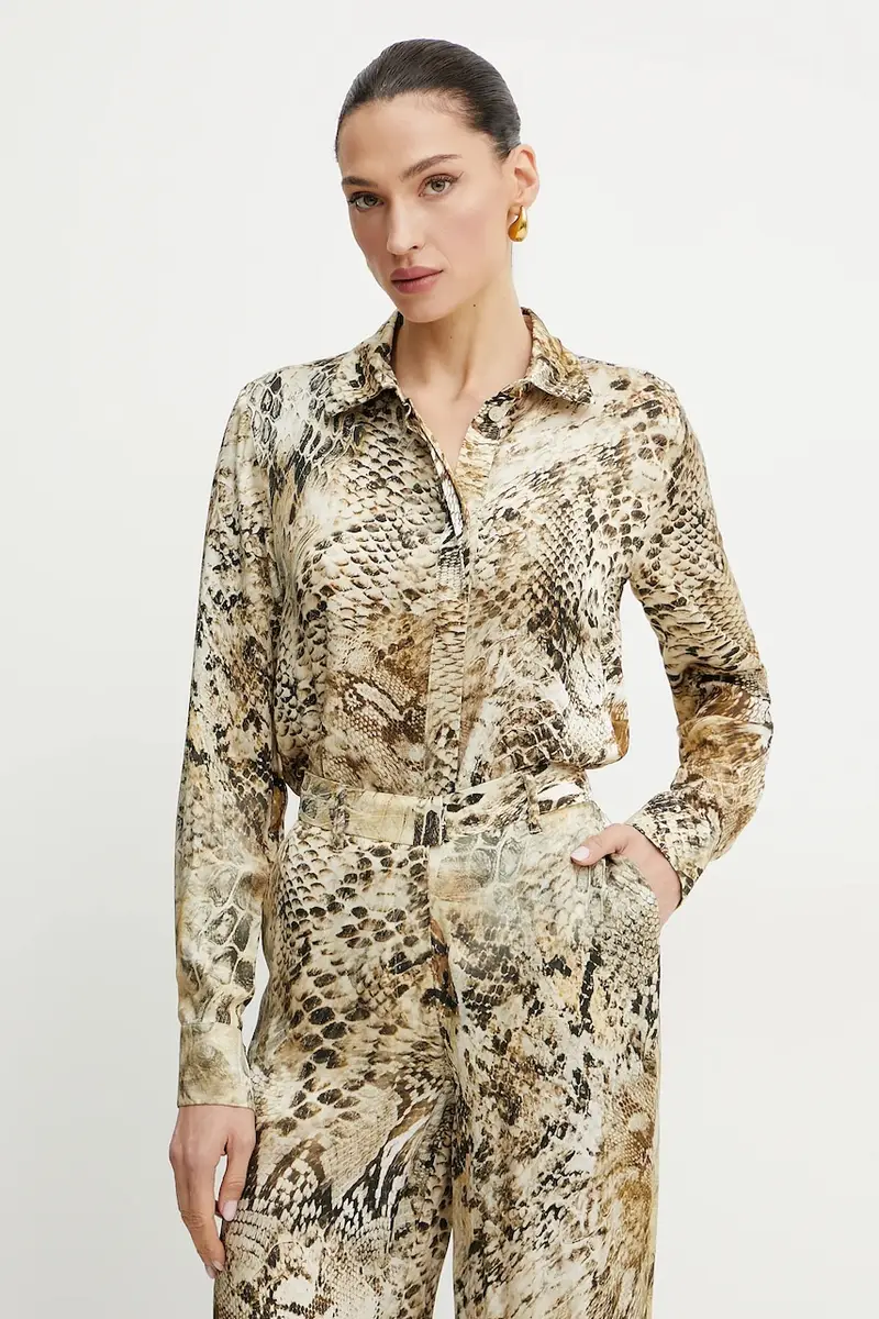 camicia MELISSA donna colore beige 5GGH32 7298A