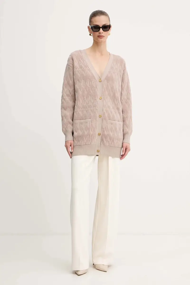 Marciano Guess Cardigan Donna Beige 3575025 miniatura 2
