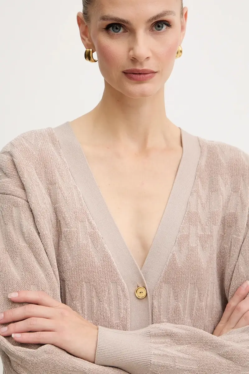 Marciano Guess Cardigan Donna Beige 3575025 miniatura 4