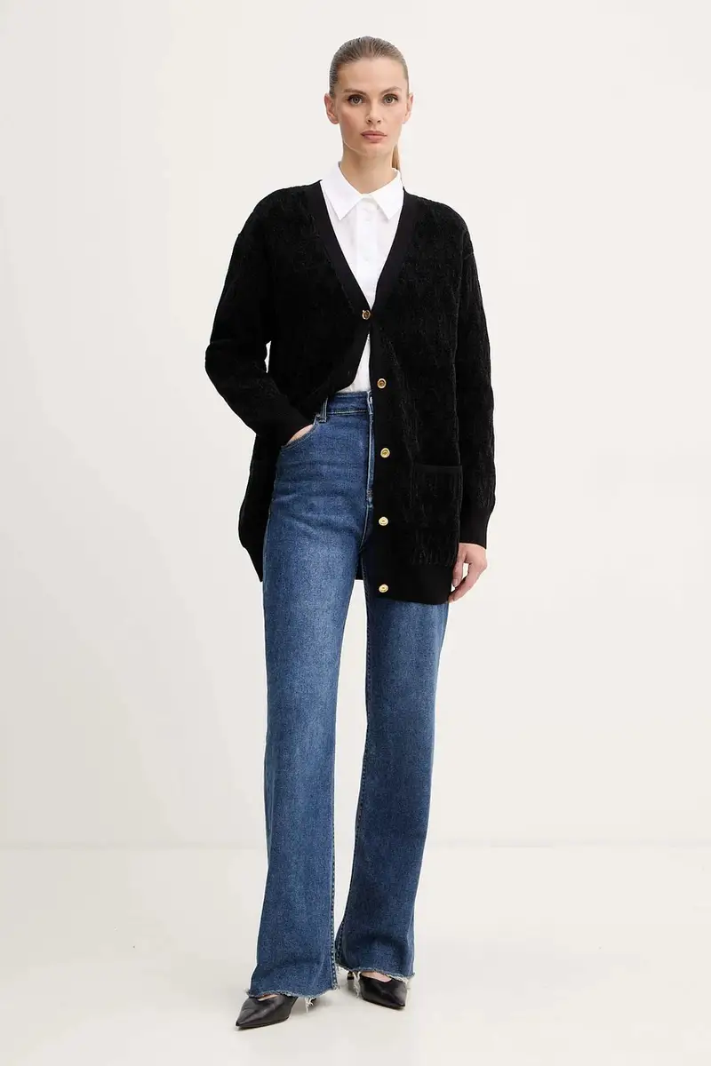 Marciano Guess Cardigan Donna Nero 3649177 miniatura 2