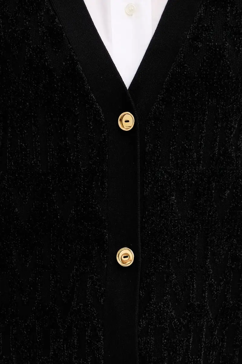 Marciano Guess Cardigan Donna Nero 3649177 miniatura 5