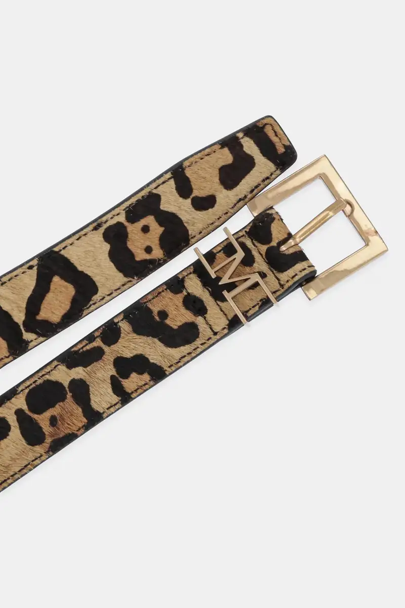 cintura in pelle donna colore marrone 5YGZ12 7367A miniatura 2