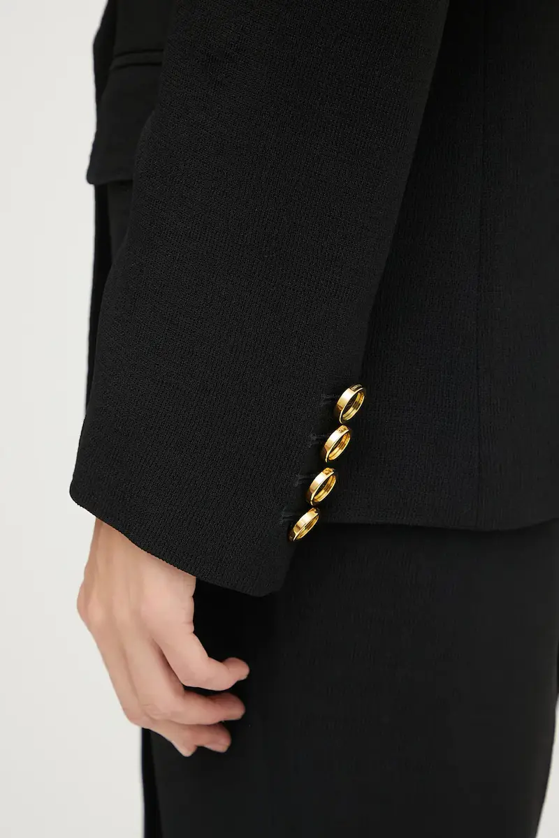 giacca ARIANA colore nero 5YGN15 7341A miniatura 5