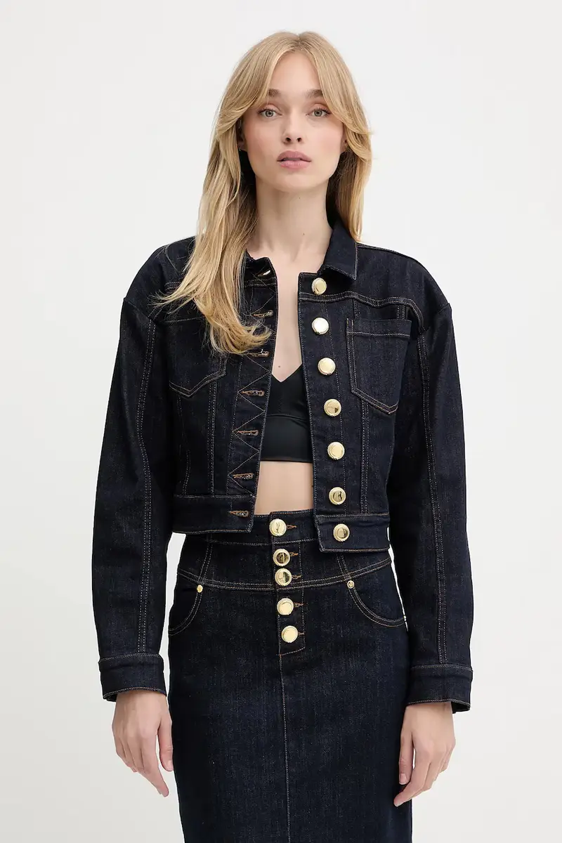 giacca di jeans KYLIE colore blu navy 5YGN10 7347A