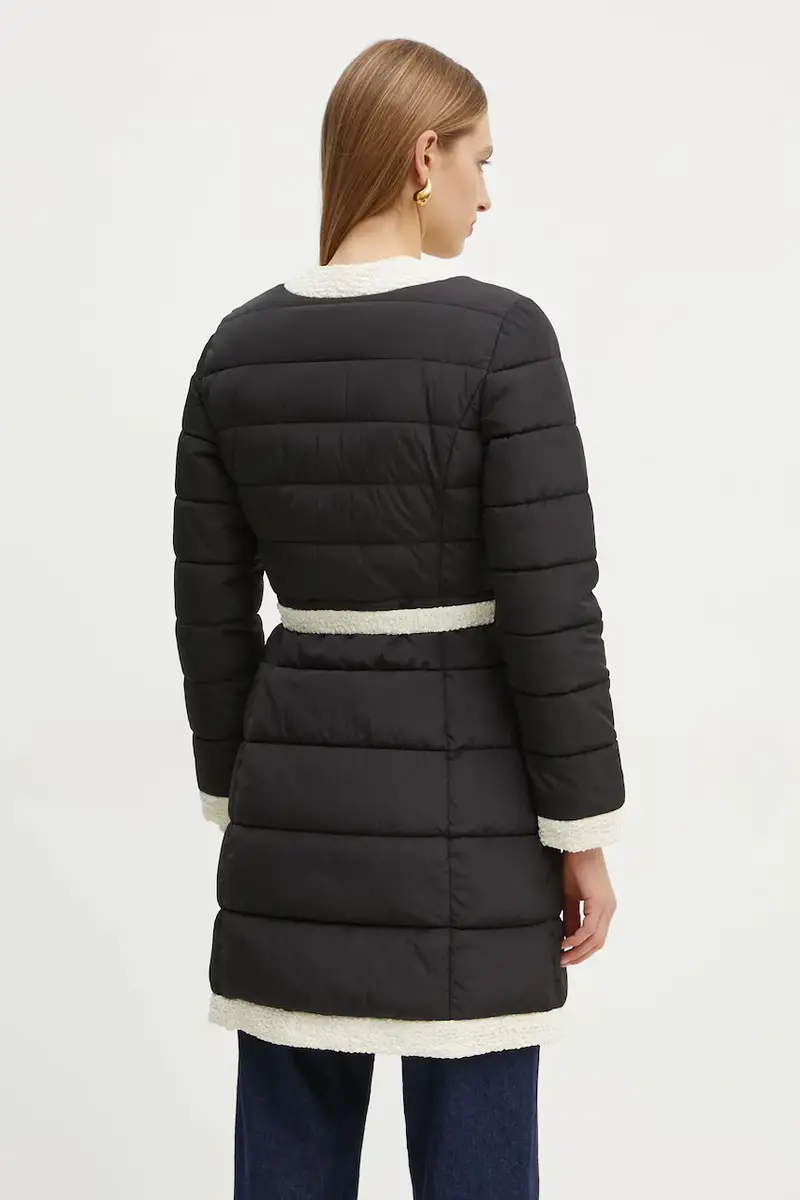 giacca LONG donna colore nero 4BGL47 7127A miniatura 3