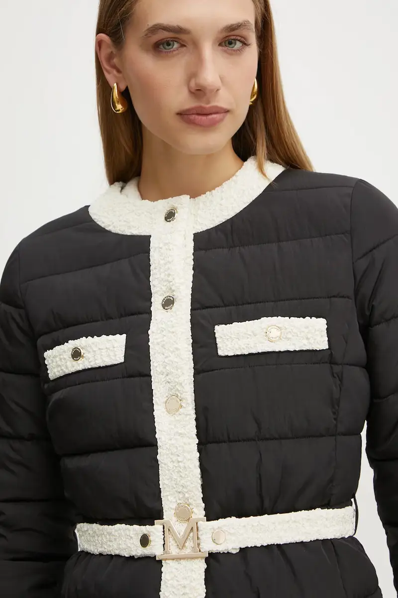 giacca LONG donna colore nero 4BGL47 7127A miniatura 4