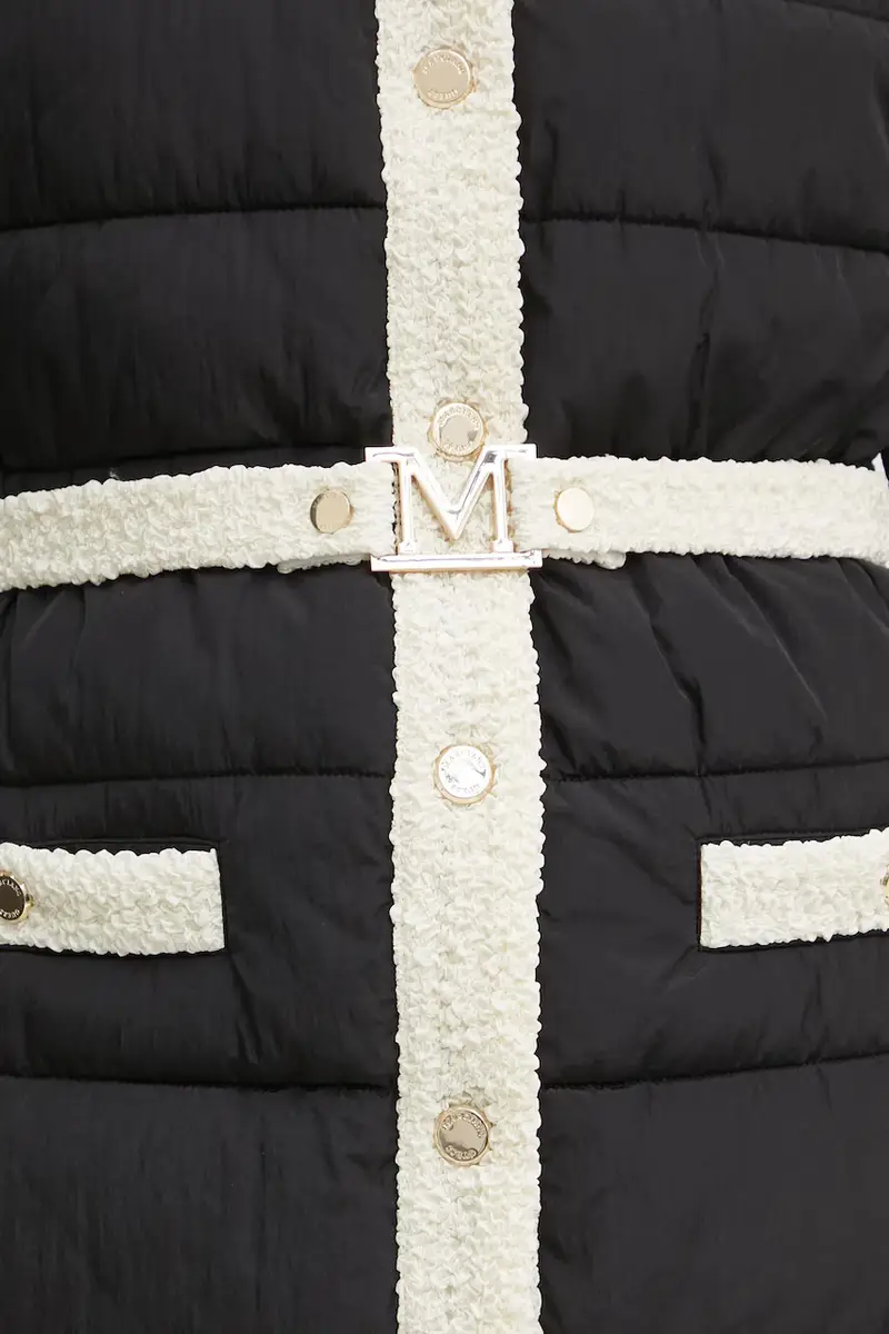 giacca LONG donna colore nero 4BGL47 7127A miniatura 5