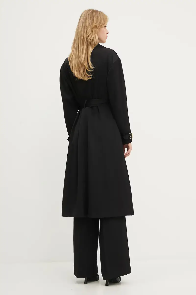 impermeabile con aggiunta di cotone NINA donna colore nero 5YGL03 7340A miniatura 3