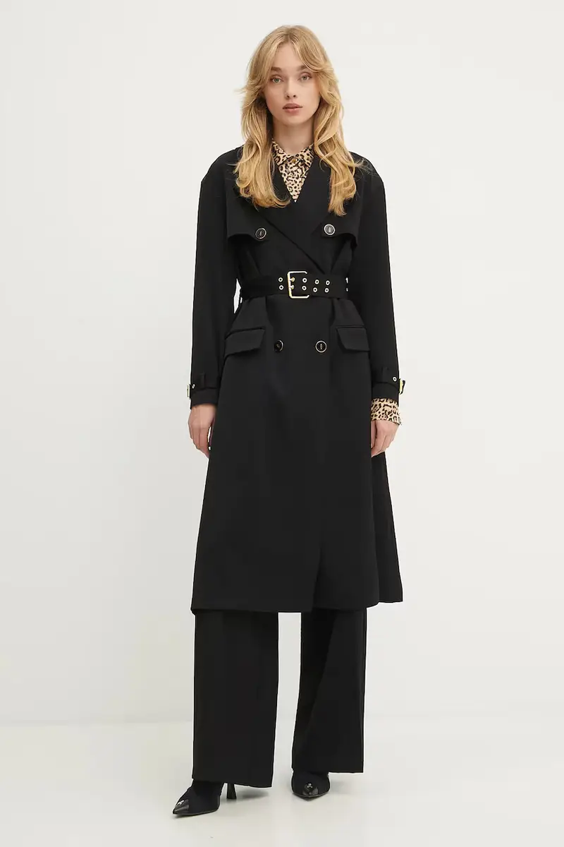 impermeabile con aggiunta di cotone NINA donna colore nero 5YGL03 7340A