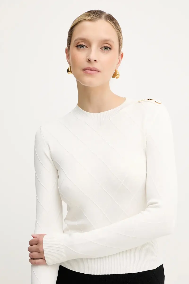 maglione MILEY donna colore beige 5YGR11 5036Z miniatura 4