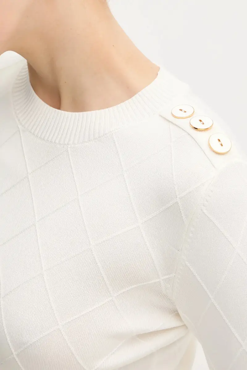 maglione MILEY donna colore beige 5YGR11 5036Z miniatura 5