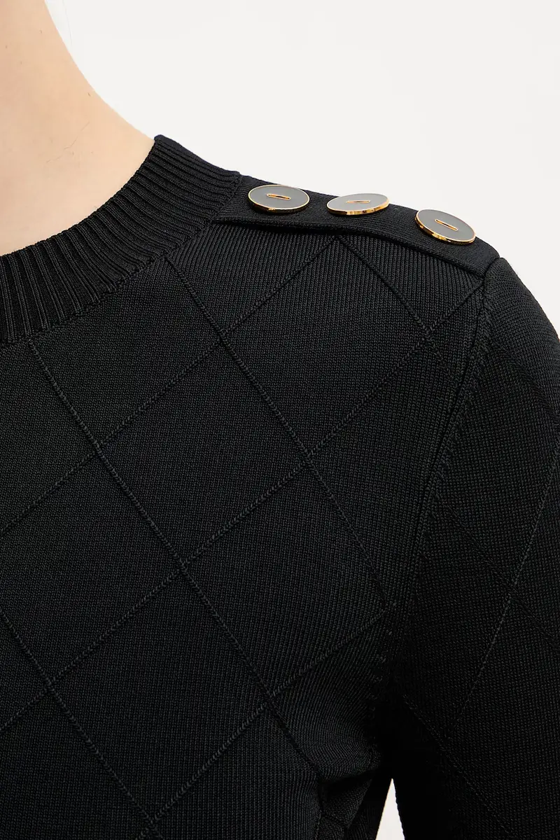 maglione MILEY donna colore nero 5YGR11 5036Z miniatura 5