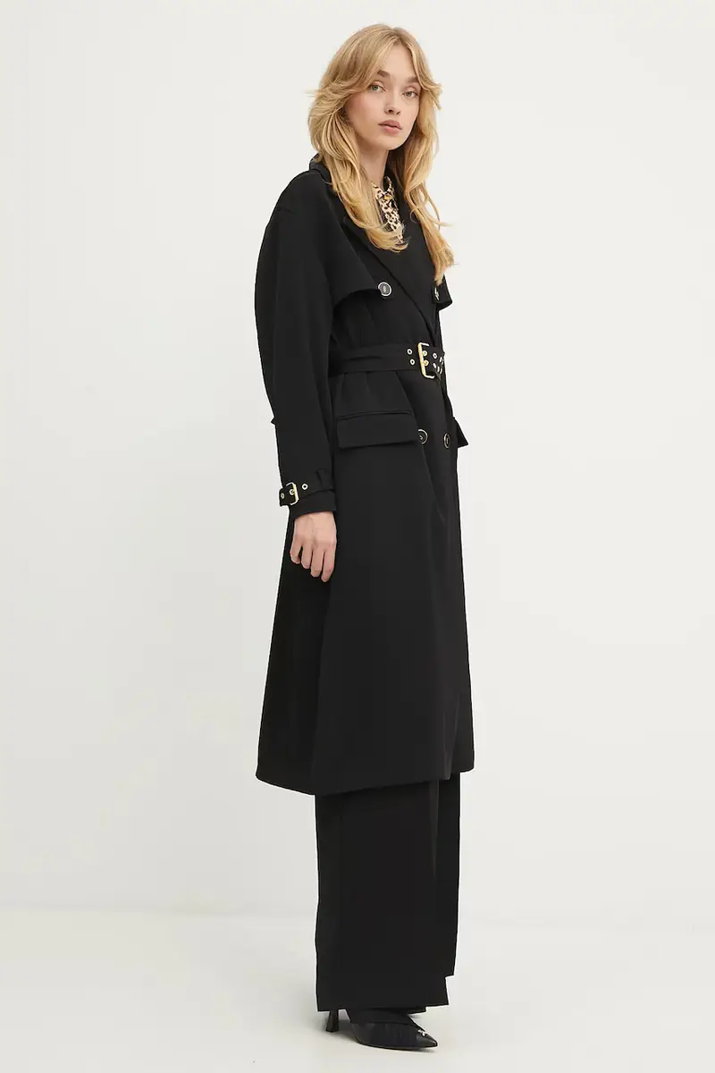 pantaloni in misto lana NINA donna colore nero 5YGB04 7340A miniatura 4