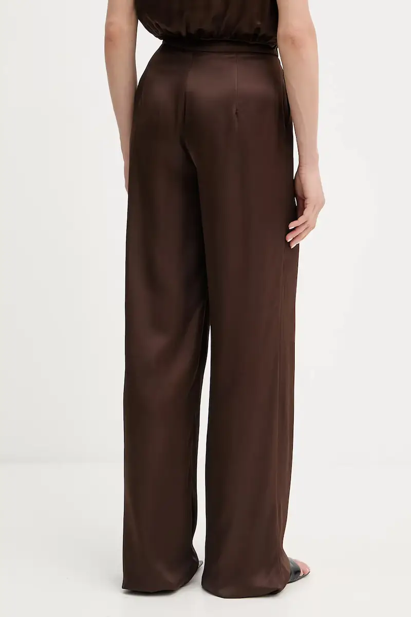pantaloni IVA donna colore marrone 5YGB17 7350A miniatura 3