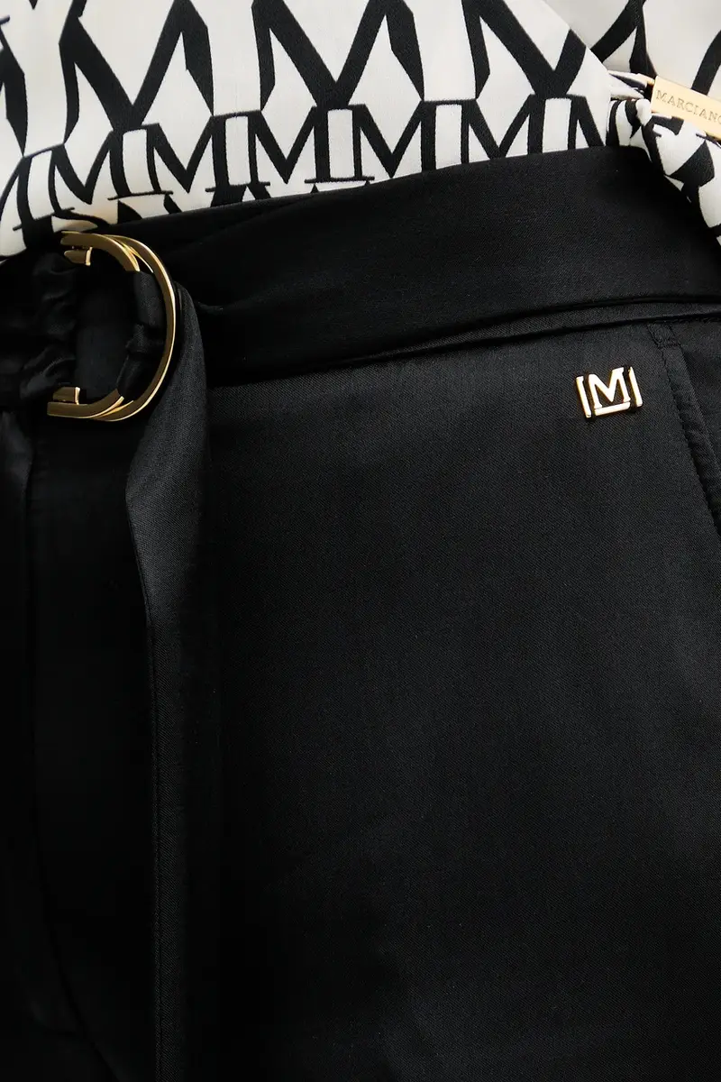 pantaloni IVA donna colore nero 5YGB17 7350A miniatura 4