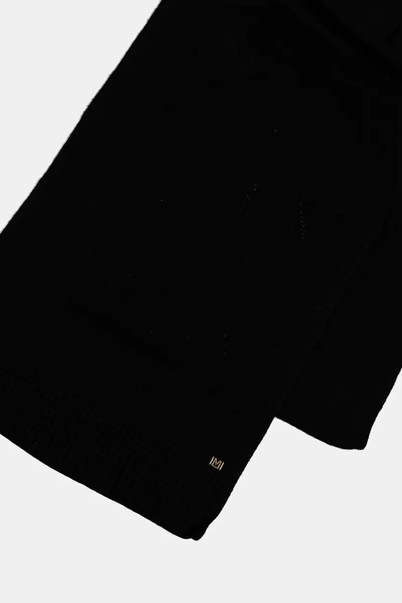 scialle con lana AFRAH colore nero 5BGZ14 5893Z miniatura 2