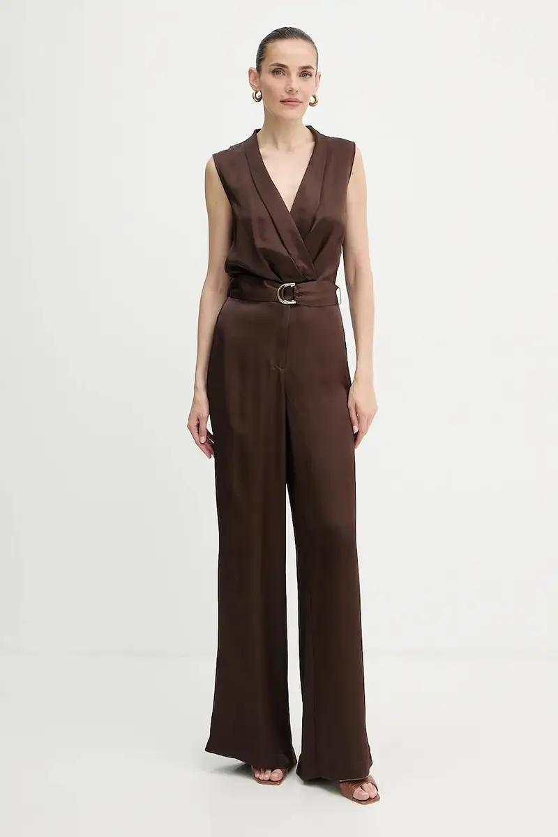 tuta elegante IVA colore marrone 5YGD24 7350A