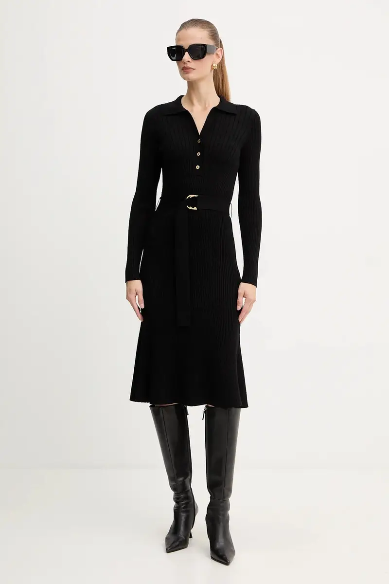 vestito AGATHE colore nero 5BGK07 5891Z miniatura 2