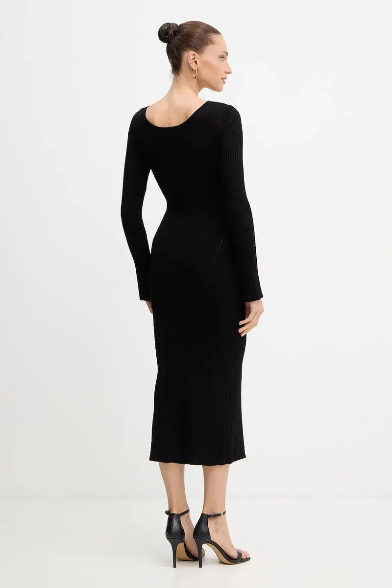 vestito AGATHE colore nero 5BGK55 5891Z miniatura 3