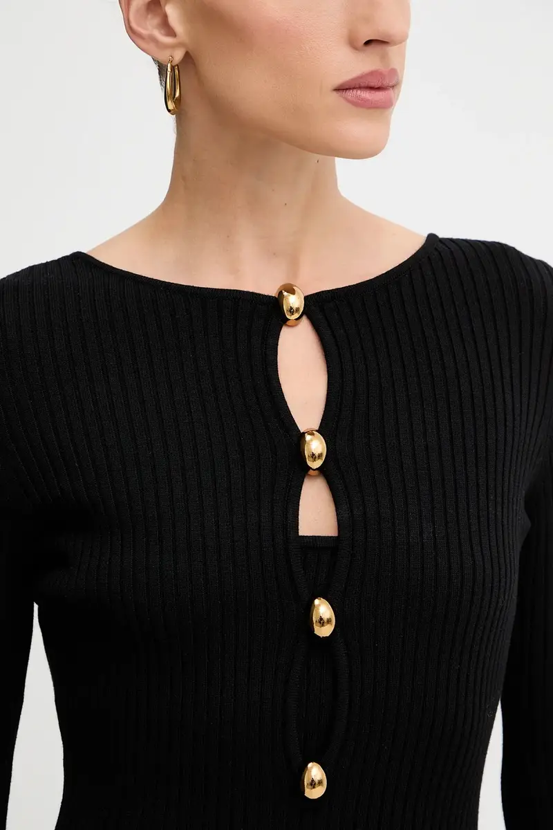 vestito AGATHE colore nero 5BGK55 5891Z miniatura 5