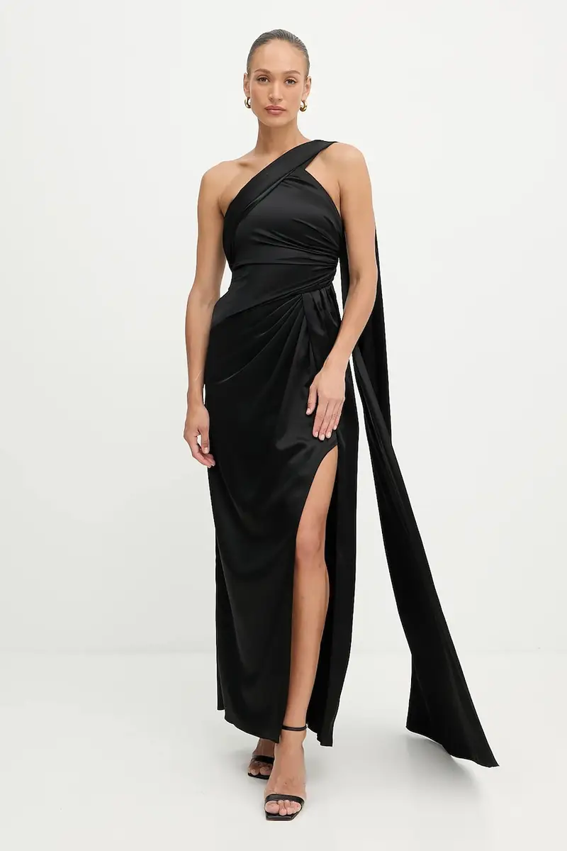 vestito ARETHA colore nero 5YGK01 7246A