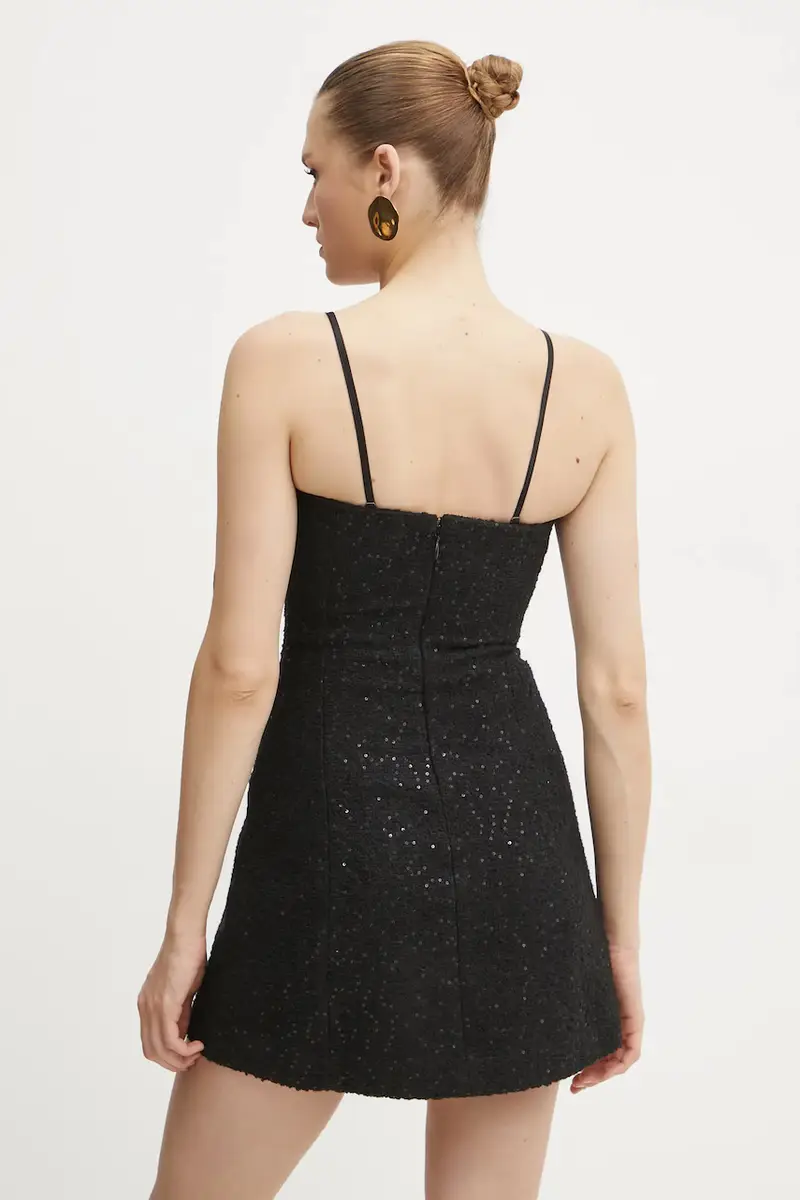 vestito BOUCLE colore nero 5RGK48 7261A miniatura 3