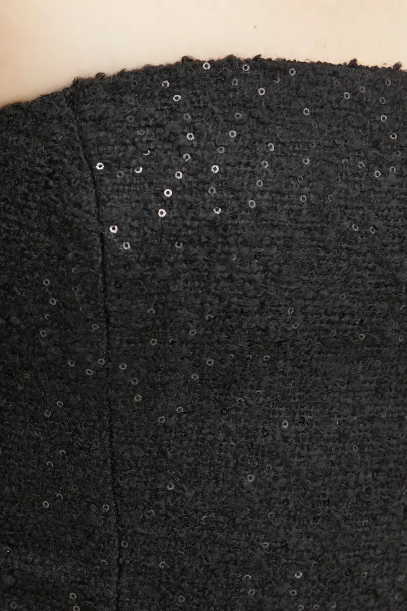 vestito BOUCLE colore nero 5RGK48 7261A miniatura 5