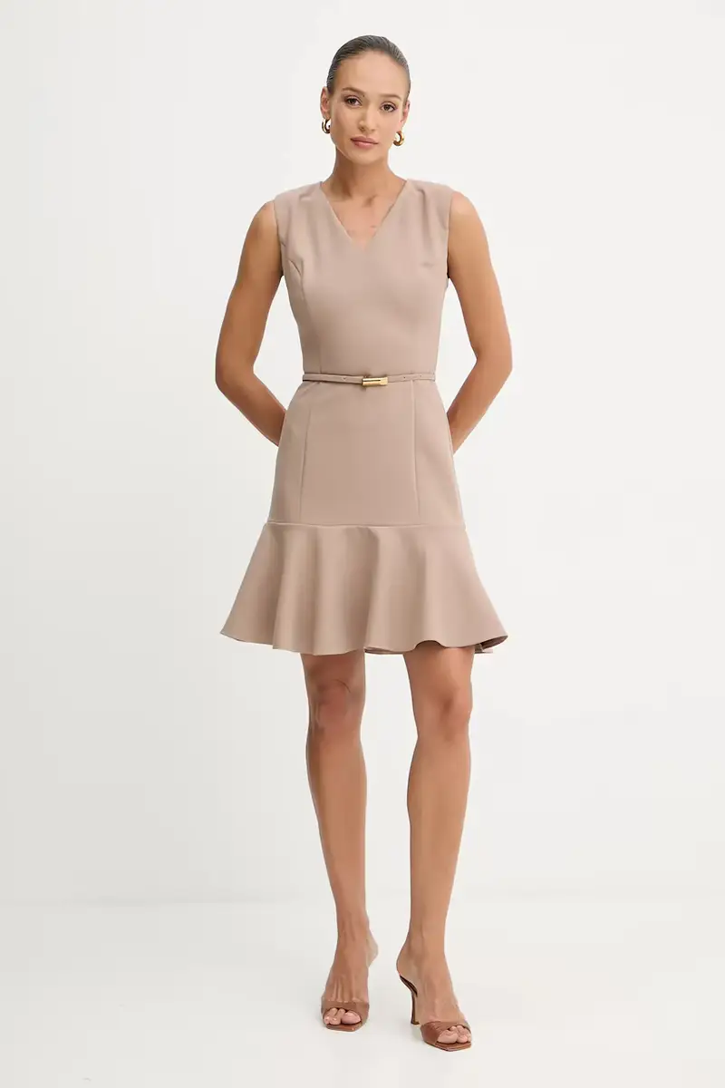 vestito DALIA colore beige 5BGK17 7046A miniatura 2