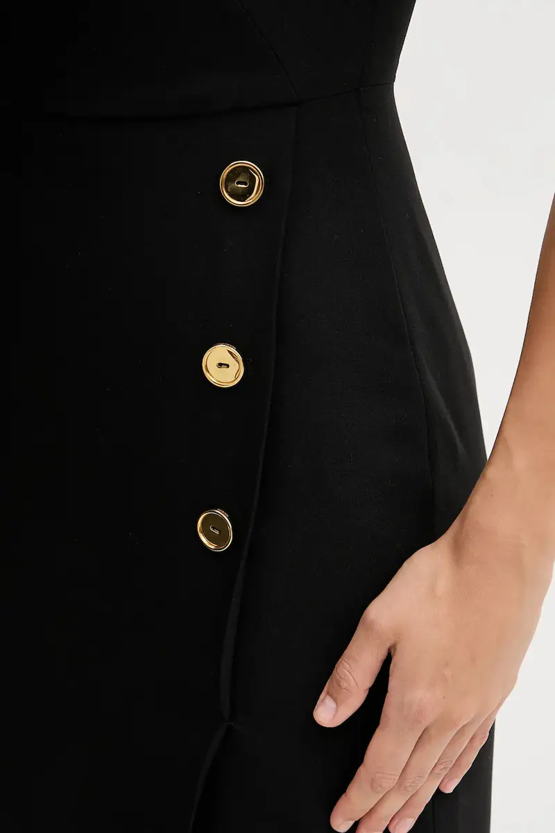 vestito DALIA colore nero 5BGK16 7046A miniatura 5