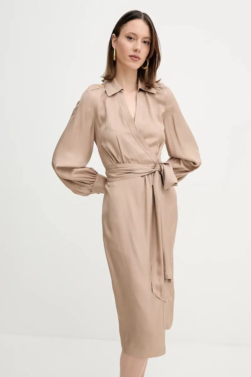 vestito DORIAN colore beige 5GGK30 7309A