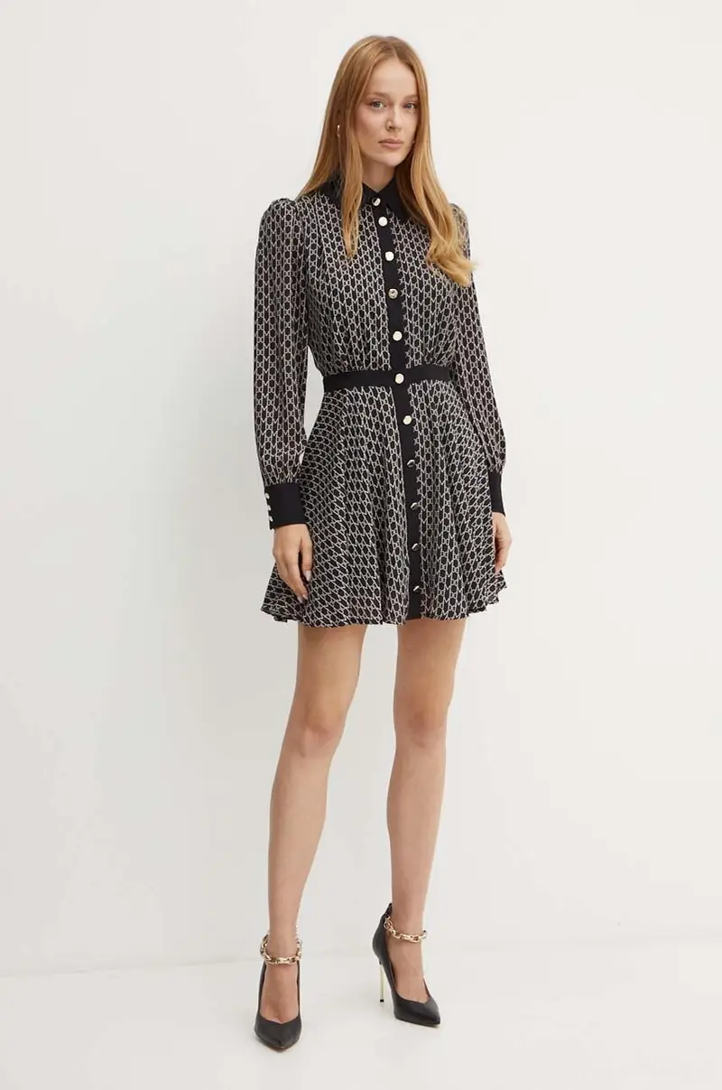 vestito EDITH colore nero 4YGK35 7142A miniatura 2