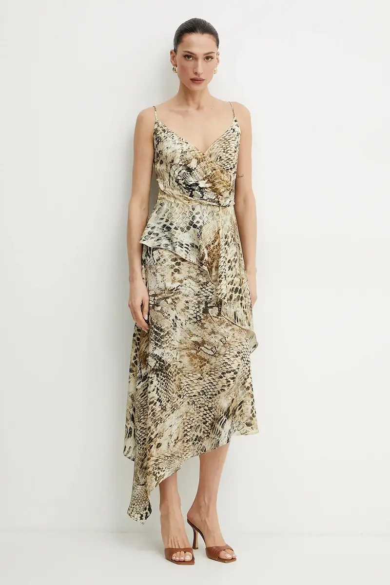 vestito GISELLE colore beige 5GGK09 7298A