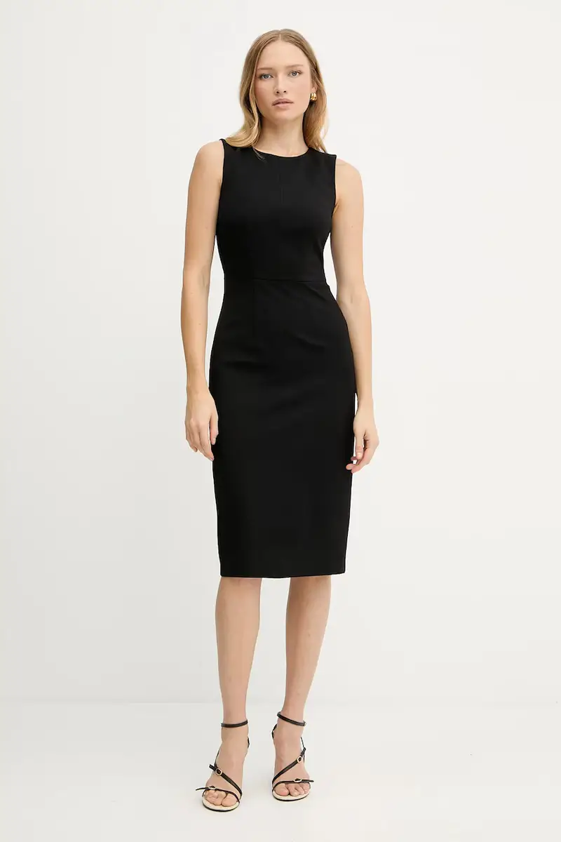 vestito GWEN colore nero 5YGK30 7160A miniatura 2