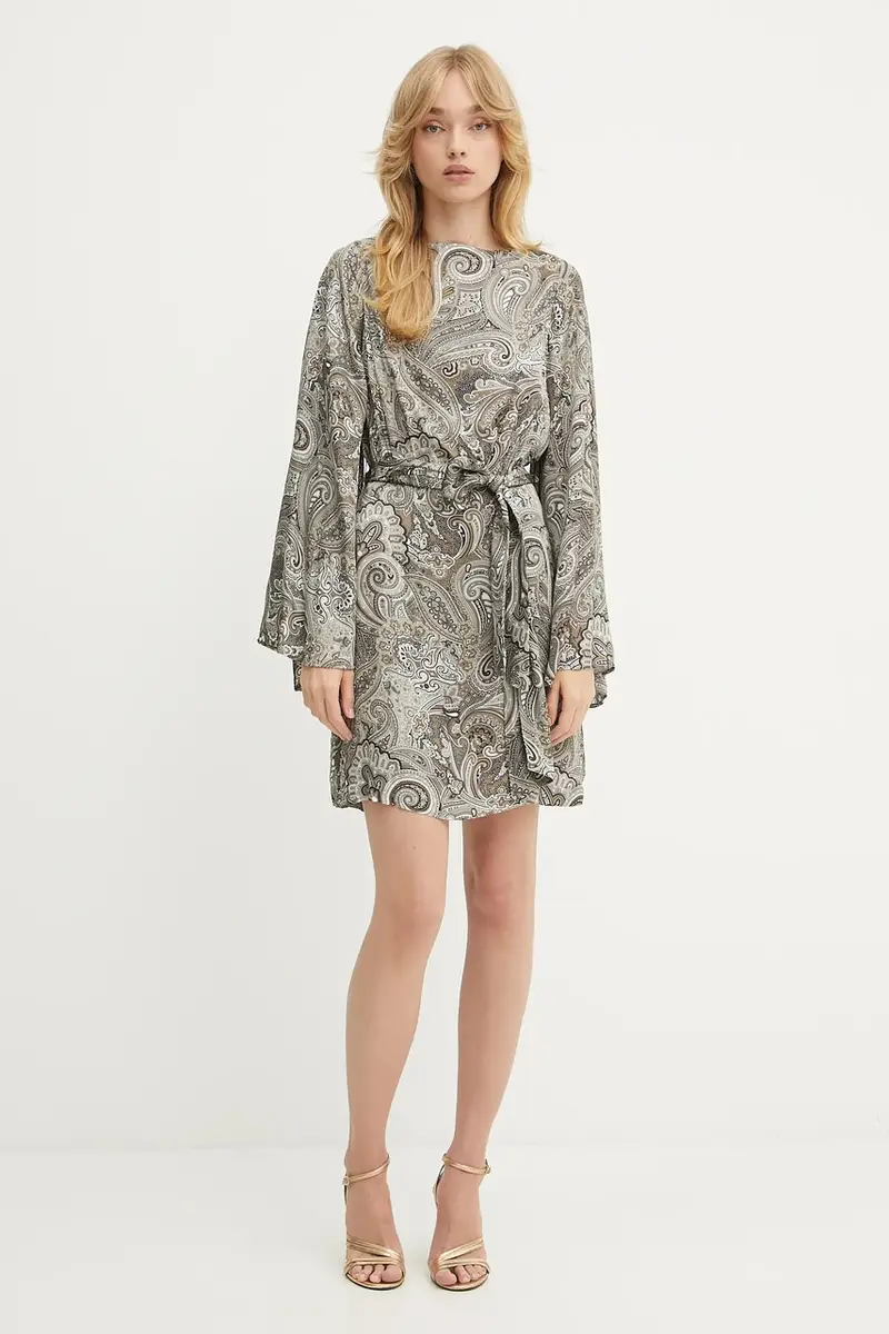 vestito LOREDANA colore marrone 5YGK40 7298A miniatura 2