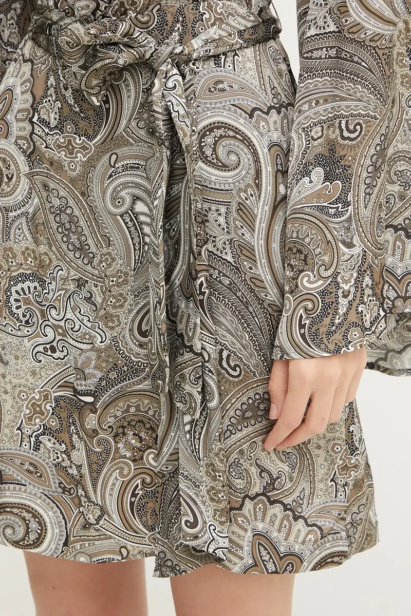 vestito LOREDANA colore marrone 5YGK40 7298A miniatura 5