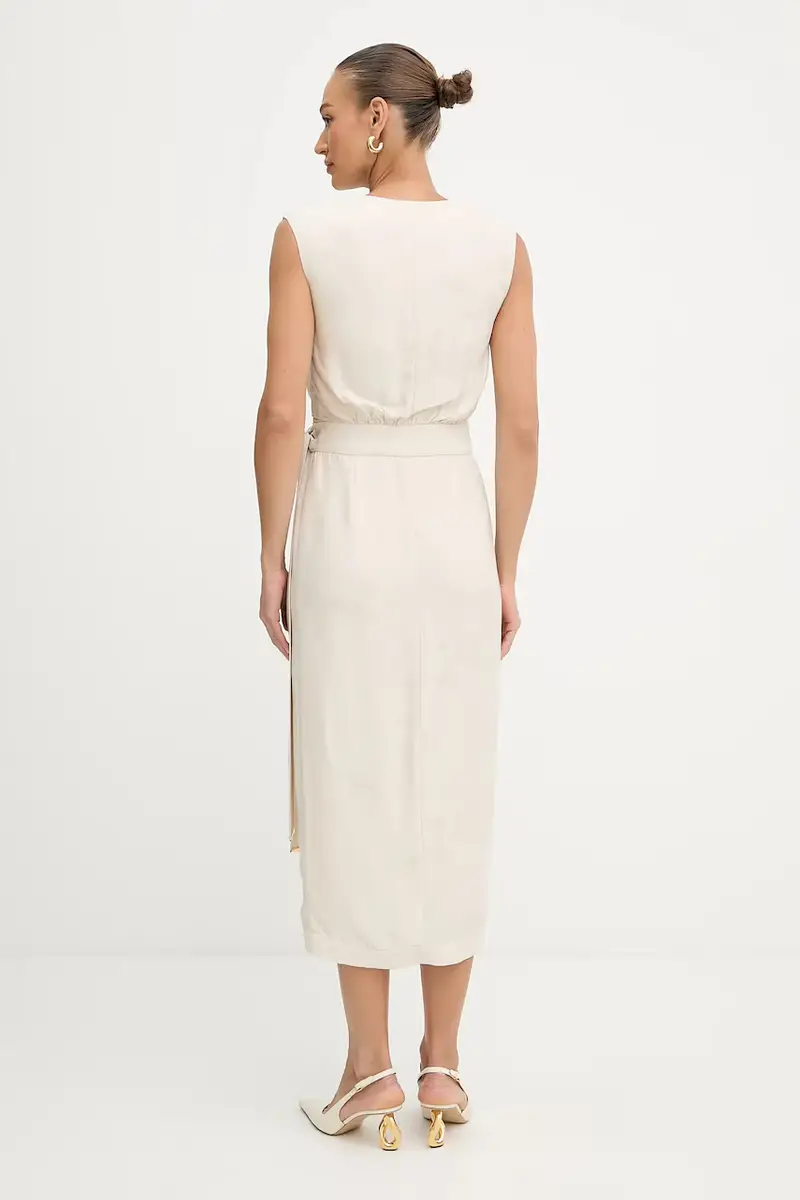 vestito WHITNEY colore beige 5YGK55 7337A miniatura 3