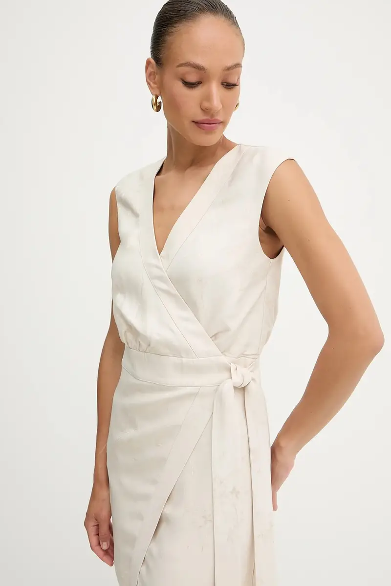 vestito WHITNEY colore beige 5YGK55 7337A miniatura 4