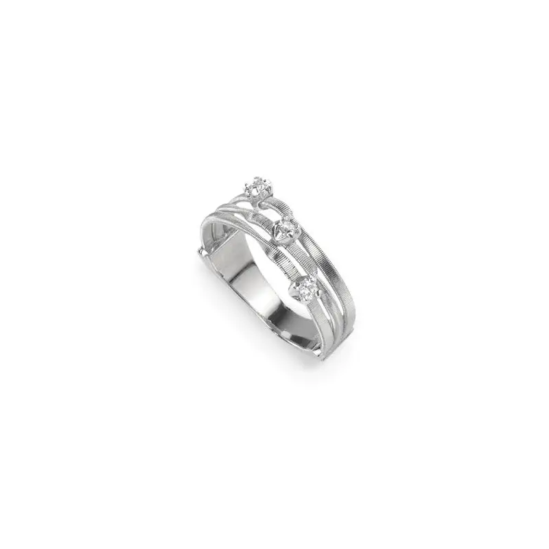 Anello In Oro Bianco Con Diamanti - Marco Bicego