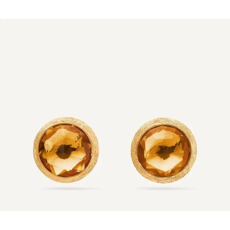 Orecchino A Lobo Con Citrino - Modello Piccolo - Marco Bicego