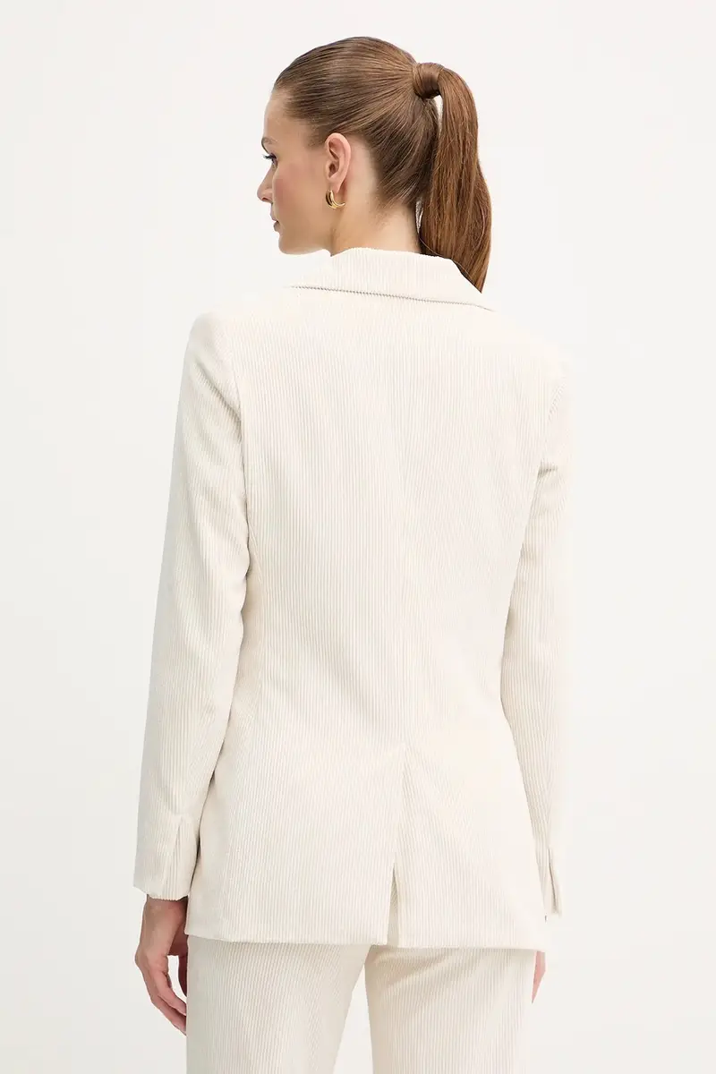 blazer con aggiunta di lana Emme by Marella colore beige 2525046102200 miniatura 3