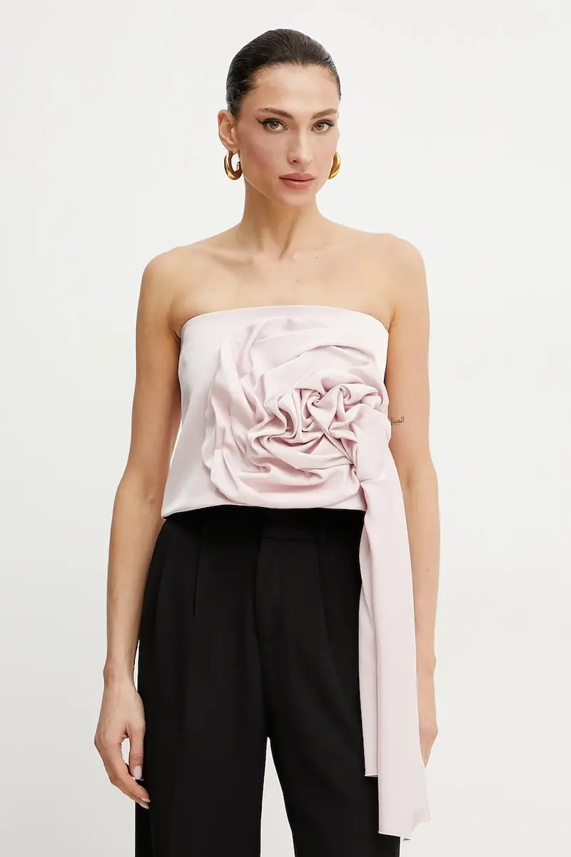 camicetta DOLORES donna colore rosa con applicazione 2513161142200