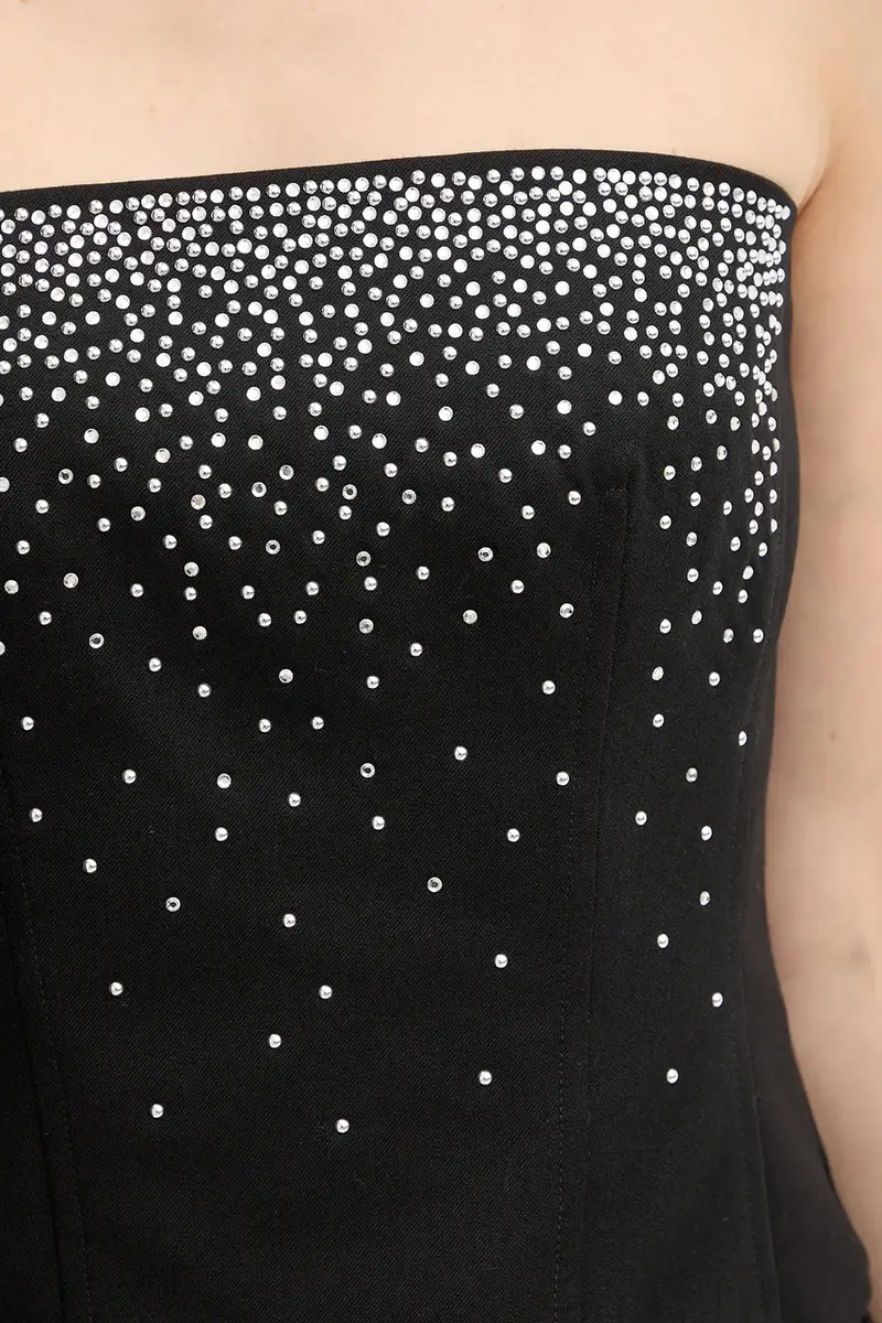 camicetta donna colore nero con applicazione 2523166062200 miniatura 5