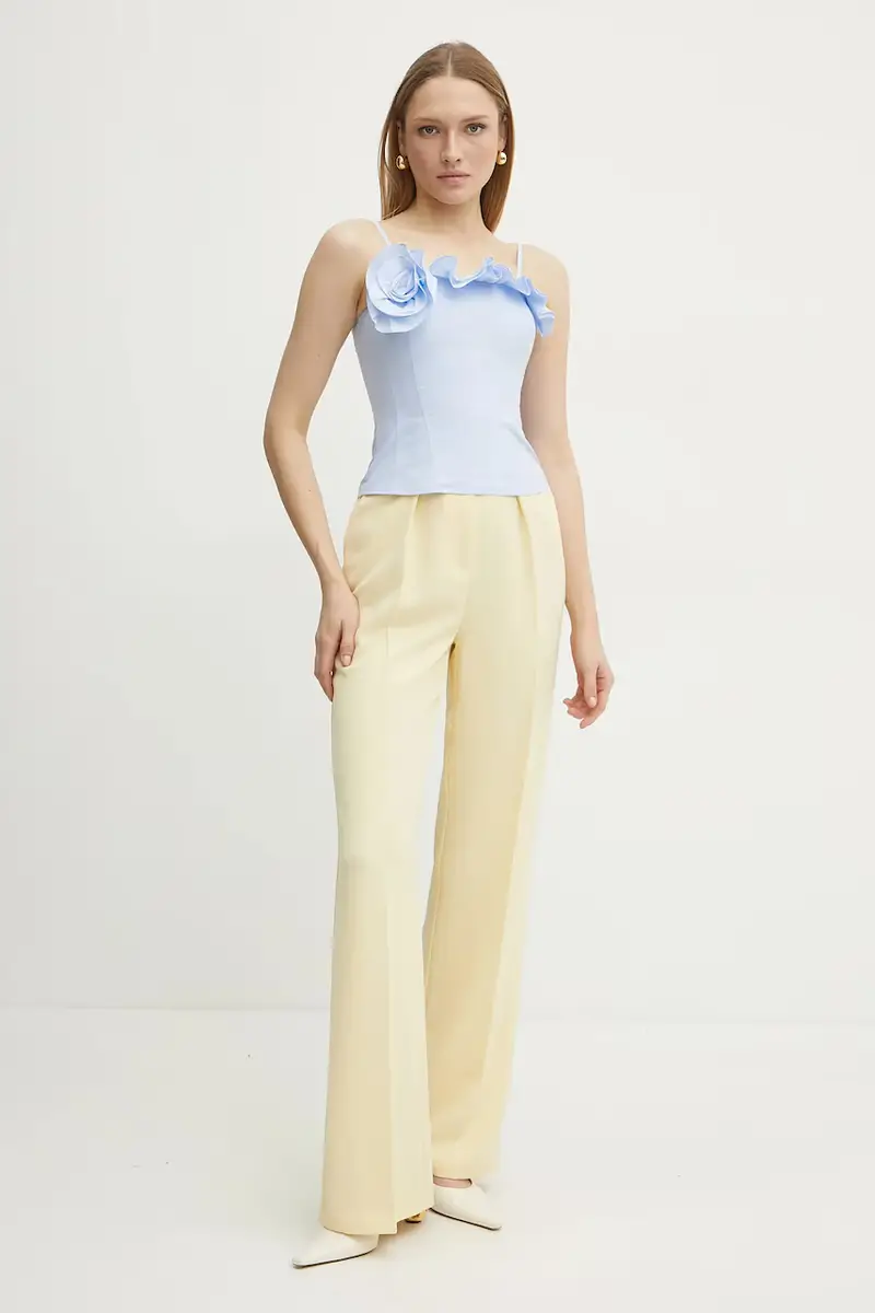 camicetta in cotone ELLENO donna colore blu 2513161031200 miniatura 2