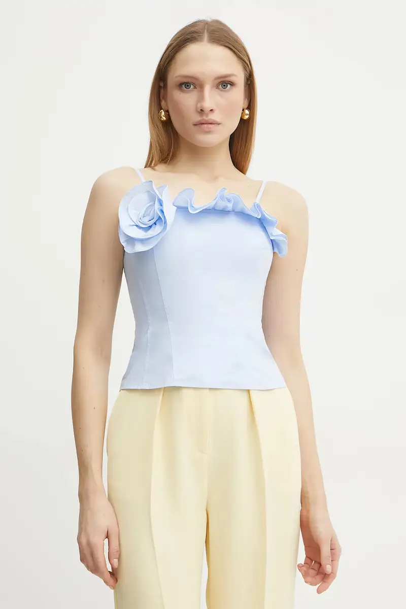 camicetta in cotone ELLENO donna colore blu 2513161031200