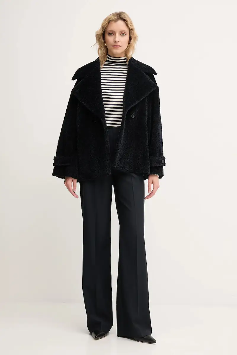 camicia a maniche lunghe Emme by Marella colore blu navy 2525946031200 miniatura 2