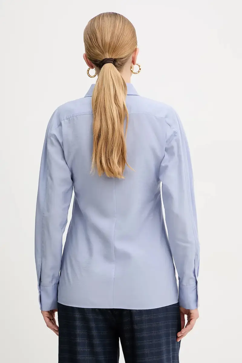 camicia donna colore blu 2523116022200 miniatura 3