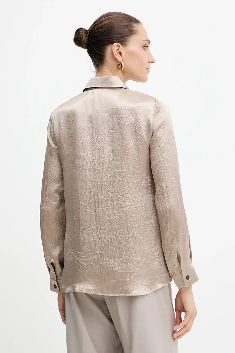 camicia Emme by Marella donna colore marrone 2525116091200 miniatura 3