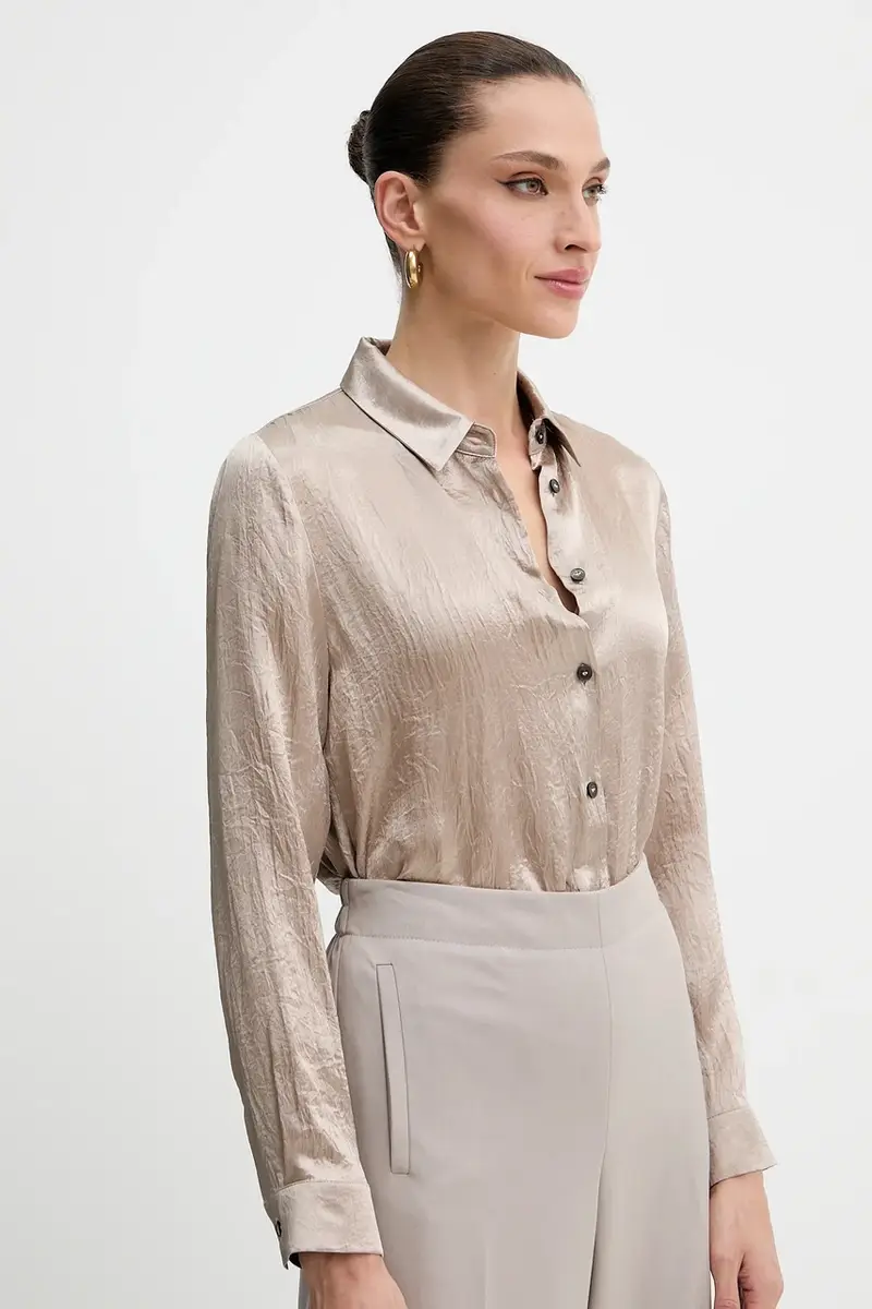 camicia Emme by Marella donna colore marrone 2525116091200 miniatura 4