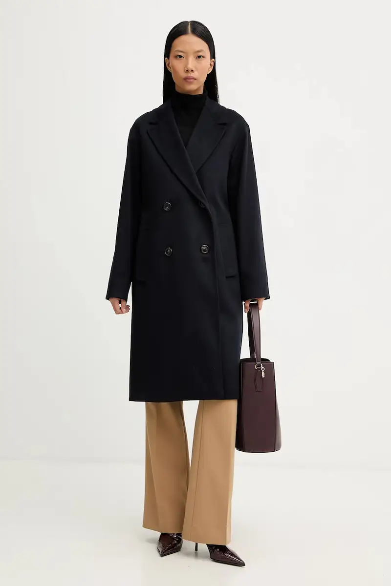 cappotto con lana Emme by Marella Blu navy miniatura 2