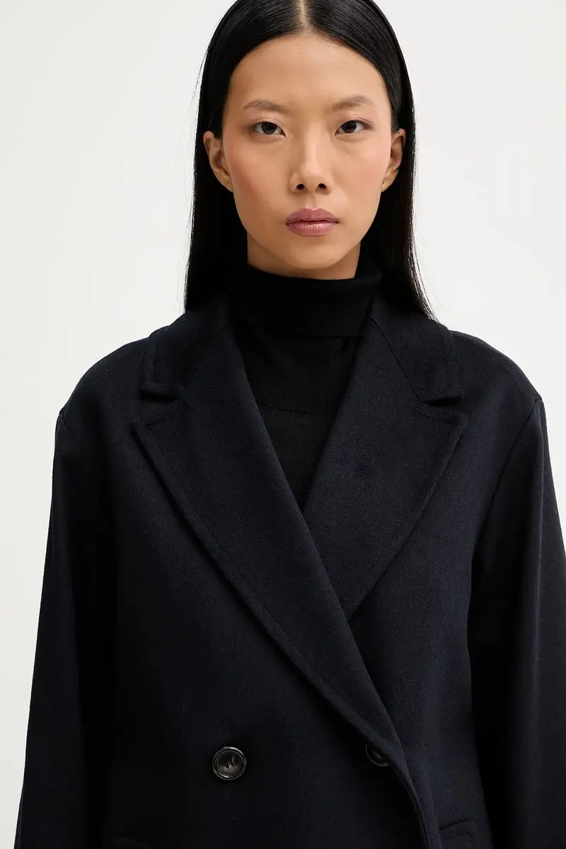 cappotto con lana Emme by Marella Blu navy miniatura 5